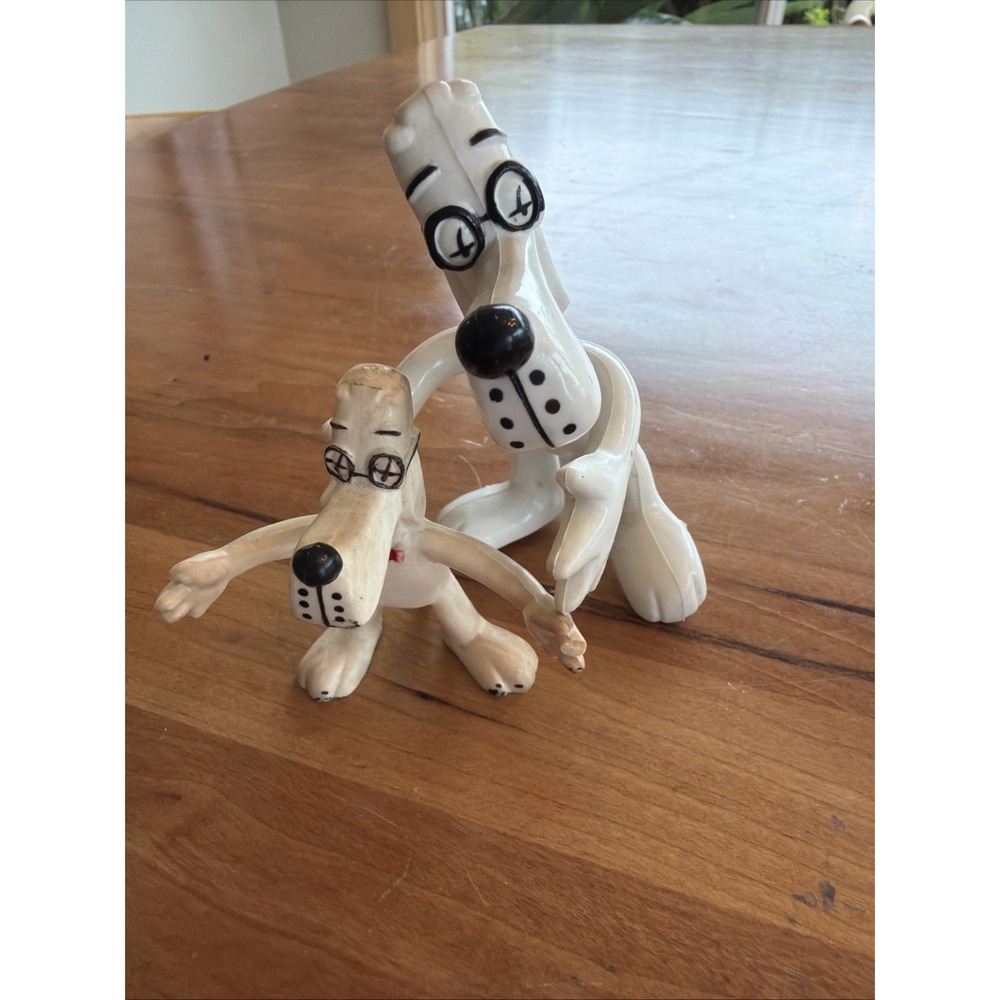 Vintage Sherman Rubber Figures Lot of‎ 2 | Jesco 1985 1986 © Pat Ward Hong Kong